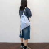 Reversible Oxford Gym Sack - Blue