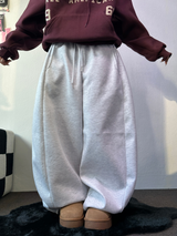 フォーマルバルーンサイドピンタックロングパンツ 🤍🩶🖤2SIZE/3COLOR