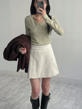 [wool 50%] フォトヘアリーシングルルーズフィットジャケット