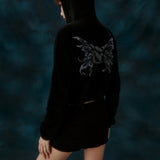 ABBA HOODIE JACKET_BLACK