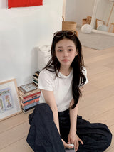 HT ベーシックラウンドショートスリーブTシャツ (6color)