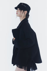 ルナベルボーイキャップ black