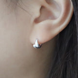 ウォータードロップワンタッチピアス • 925silver