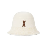 VA Patch Towel Bucket Hat / Ivory