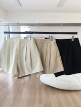 コミ ピンタック ショーツ
