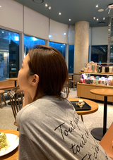 リア メール レタリング ショート スリーブ Tシャツ / 3カラー