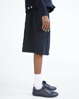 Pleated Short Trousers