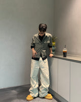 Deep Dyeing Incision Pants