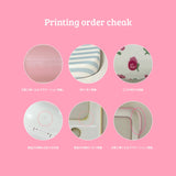 melon check glossy airpods case