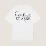 BACK WATER SLOGAN PRINT T-SHIRT (WHITE)