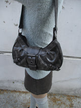 buckle mini shoulder bag