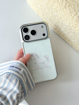 [Magsafe] MINT PONY Silver Glass Bumper Case