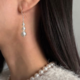[925silver] Layer pearl earring