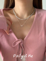 Beads Freshwater Pearl Necklace(2color)