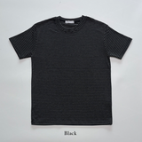 ダンブルストライプマッスルフィットショートスリーブTシャツ