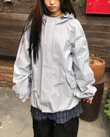 Rogen Hooded Drawstring Field Jacket