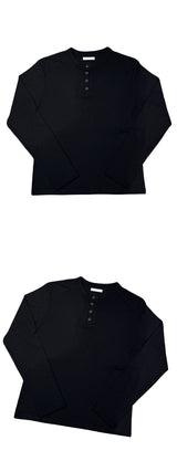 [MUSCLE FIT] Golgi raglan henry neck knit(3color)