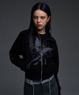 [NF] GARDIS BLESSING PULL ZIP-UP (BLACK)_F24QA953