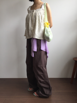 アルフ ピンタック ストリング パンツ (3color)