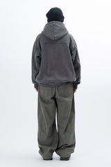 Lever Knee Pintuck Washed Cotton Pants