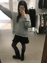 Bach Stripe V Sweatshirt (3color)