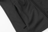 Petite zip-up - black