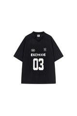 レトロストリペードジャージTシャツ
