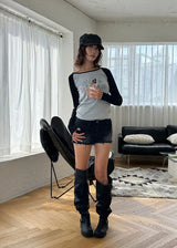 DEEP BLACK DENIM SHORTS (S-L)