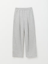 One-tuck wide pants