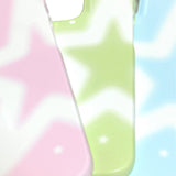 [made] brush star light green phone case (hard)
