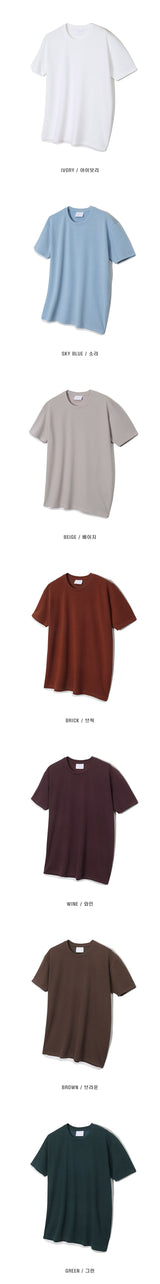 [S/S] Cooling like knit half t-shirts(10color)
