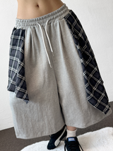 Tata Check Layered Over Long Bermuda 3Color