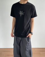 バニーチェックワッペン半袖Tシャツ
