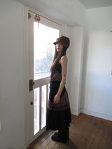 cotton side shirring cap