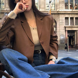[BELLIDE MADE] Classic mood, single midi jacket blazer