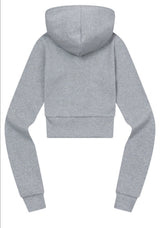ZINEW SET UP SLIM FIT CROP HOOD ZIP-UP (3Color) 