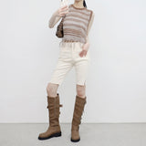 Miju's Fringe Sleeveless Knitwear