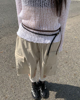 Slim knot belt
