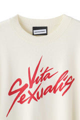 CREWNECK PRINT KNIT