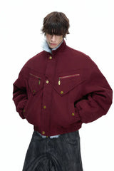Vintage Washed Canvas Utility Jacket