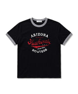 エッセンシャルスタンダード半袖リンガーTシャツアリゾナ ブラック