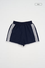 Choa lace track shorts