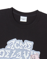 25FW 3D ACベアスプレイショートスリーブTシャツ ブラック