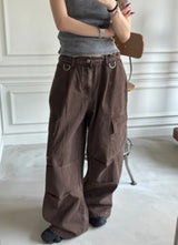 Pigment washing crop t-shirts(4color)