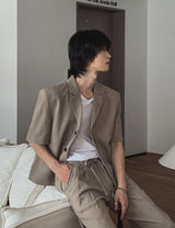 Rodina Two-Tuck Semi Wide Slacks