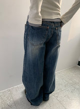 ソヤンデニムワイドパンツ
