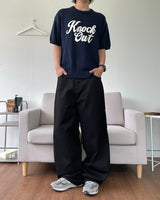 Basic Cotton Wide Pants 4C