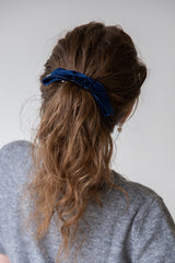Velvet ribbon knot hairpin (2colors)