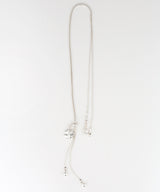 リボンクローバーネックレスSV (925 silver)