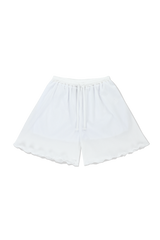 バンディングプリーツショーツ